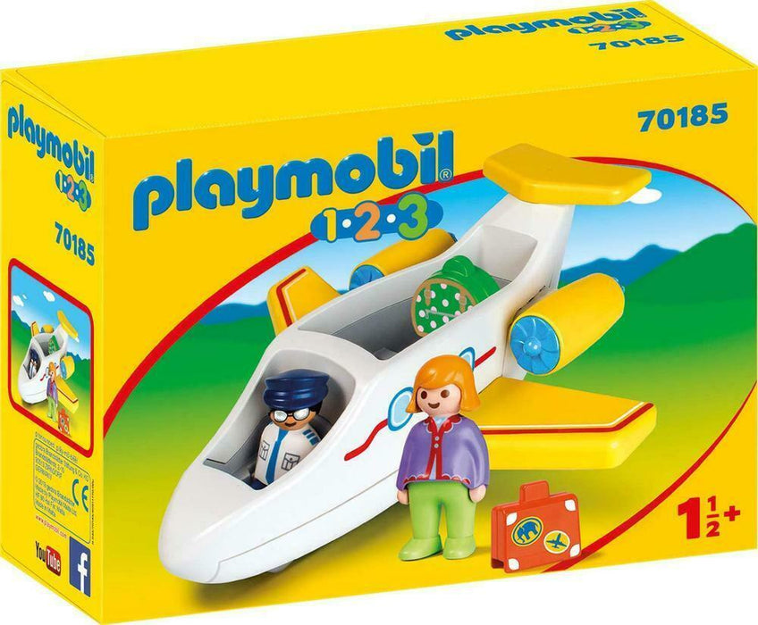 PLAYMOBIL 70185 - 1.2.3 Plane With Passenger