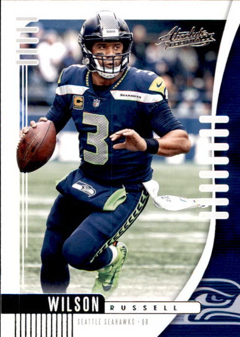 Russell Wilson, 2019 Panini Absolute Football NFL