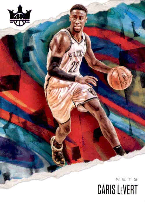 Caris LeVert, #52, PURPLE Foil, 2019-20 Panini Court Kings Basketball NBA