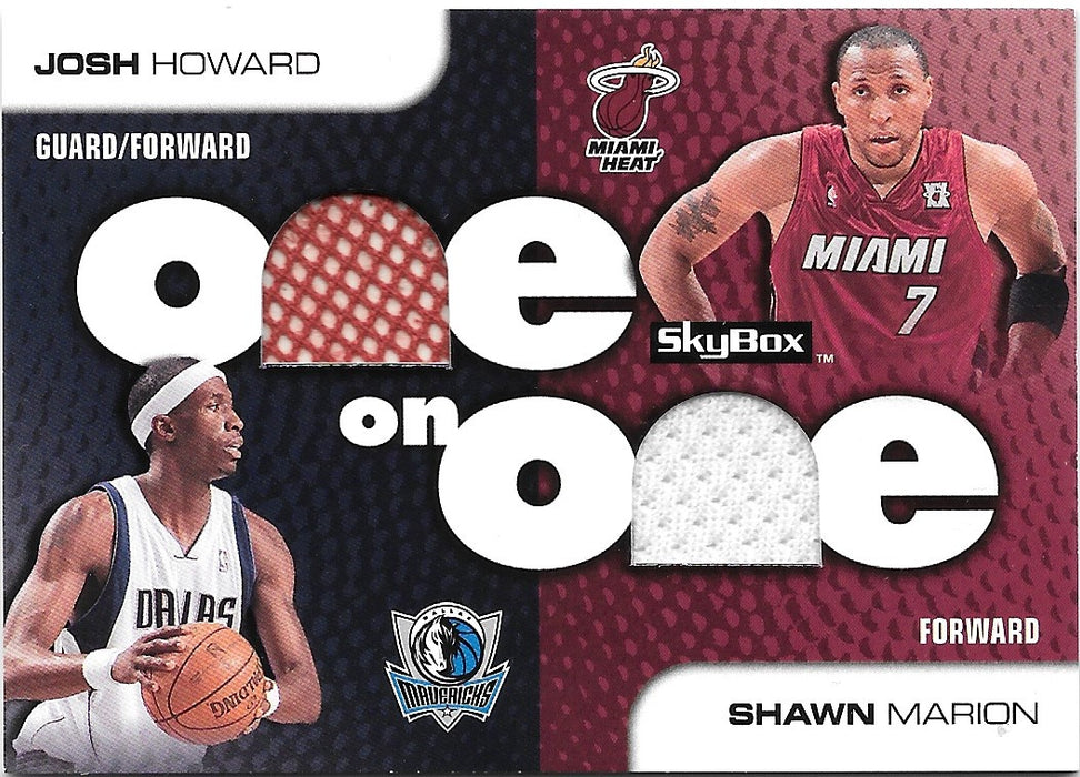 Josh Howard, Shawn Marion, One on One, 2008-09 Skybox Basketball NBA