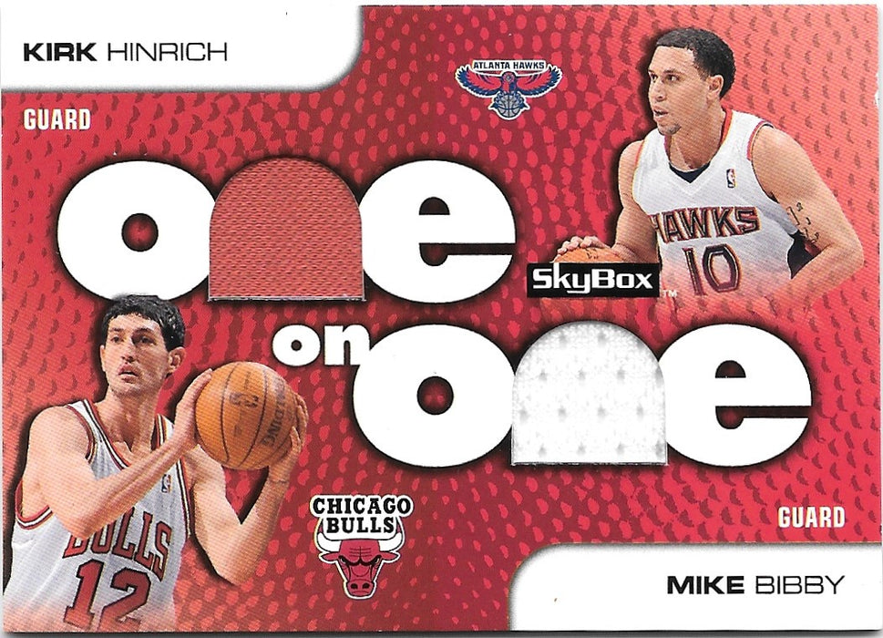 Kirk Hinrich, Mike Bibby, One on One, 2008-09 Skybox Basketball NBA