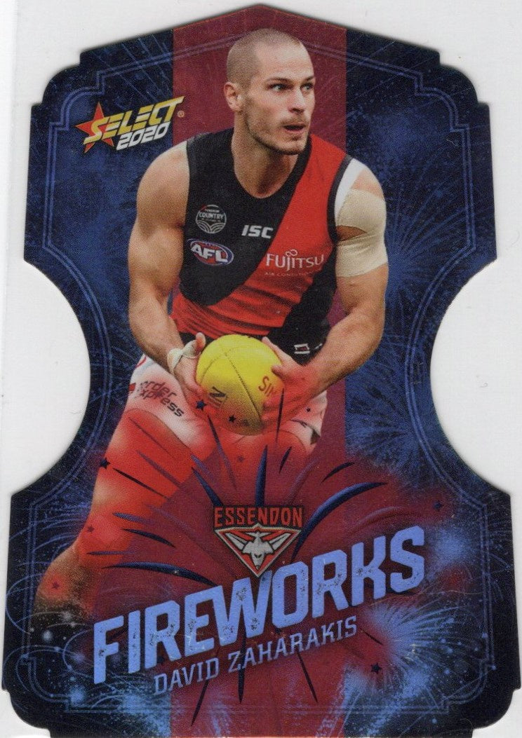 David Zaharakis, Fireworks Die-cut, 2020 Select AFL Footy Stars