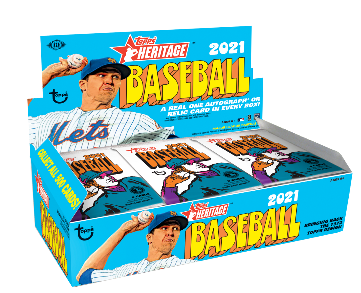 Step into Nostalgia with 2021 Topps Heritage Baseball Cards