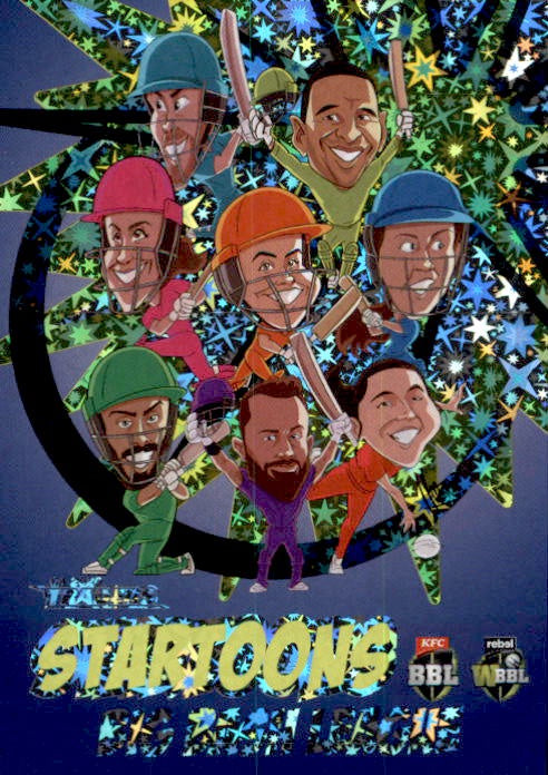 Blue Startoons Header Card, 2020-21 TLA Cricket Australia and BBL