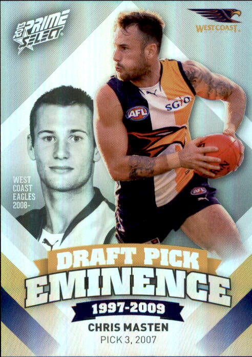 Chris Masten, Draft Pick Eminence, 2013 Select AFL Prime