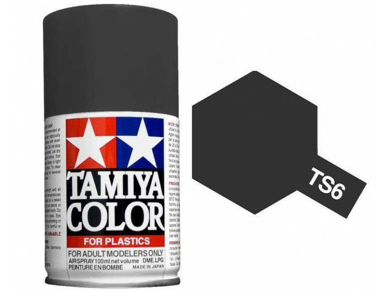 TAMIYA TS-6 MATT BLACK Spray Paint 100ml
