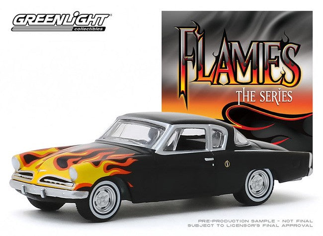 1954 Studebaker Champion, Flames Series, 1:64 Diecast Vehicle