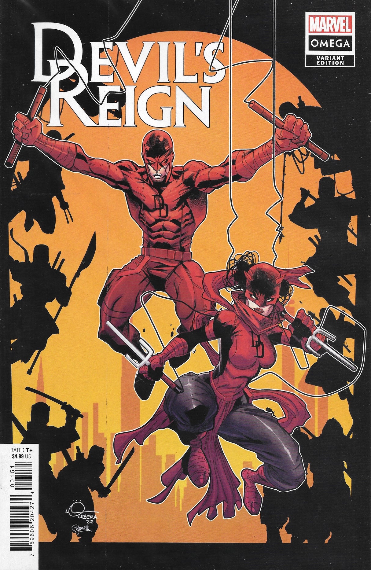 Devils Reign Omega #1 Lubera Variant Comic