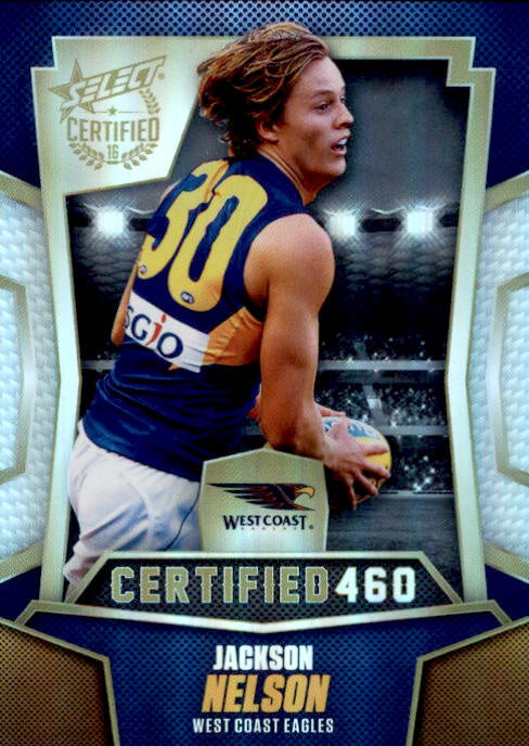 Jackson Nelson, Certified 460, 2016 Select AFL Certified