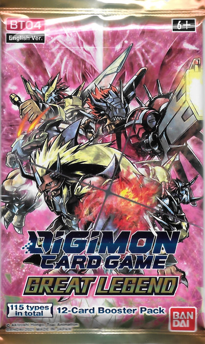 Digimon Card Game Series 04 Great Legend BT04 Booster Pack
