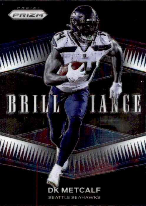 DK Metcalf, Brilliance, 2021 Panini Prizm Football NFL