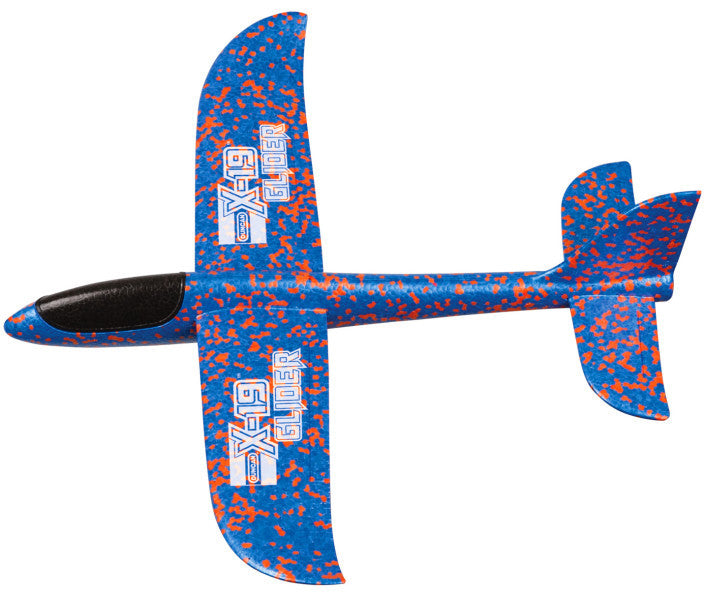 Duncan X-19 Glider with Hand Launcher- Blue Speckle Body & Wings