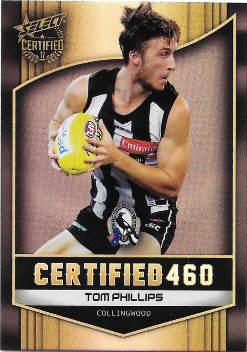 Tom Phillips, Certified 460, 2017 Select AFL Certified