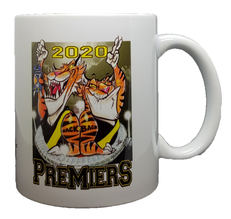 2020 Richmond Tigers Back to Back Premiers, Harv Time Mug