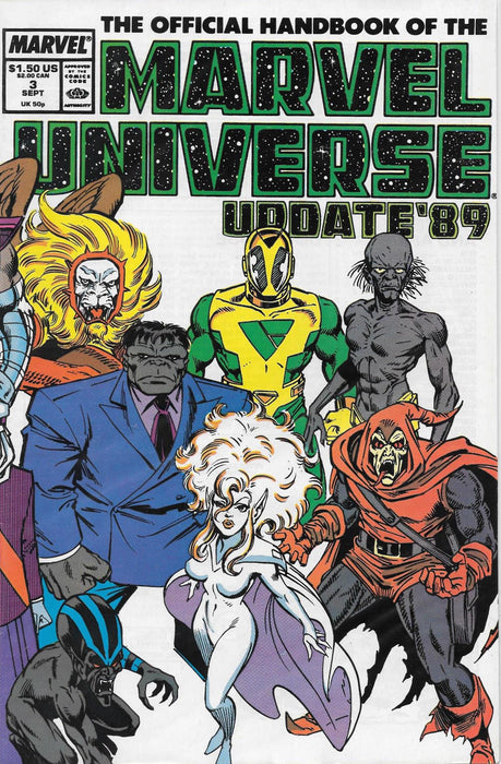 The Official Handbook of the Marvel Universe Update 89, #3 Comic