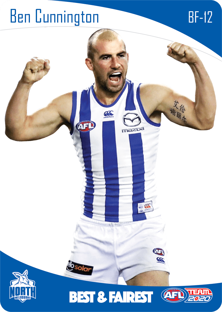 Ben Cunnington, Best & Fairest, 2020 Teamcoach AFL