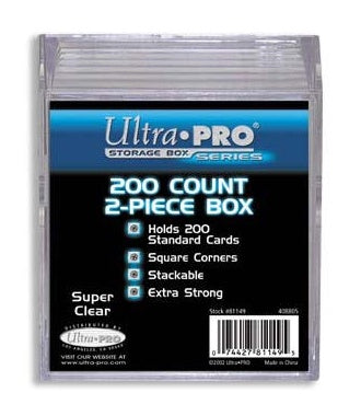 ULTRA PRO Card Storage Box - 2 Piece 200ct