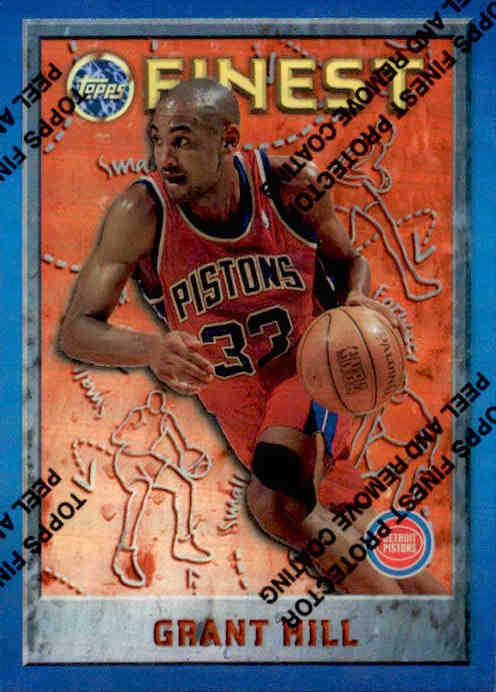 Grant Hill, Refractor, 1995-96 Topps Finest Basketball NBA