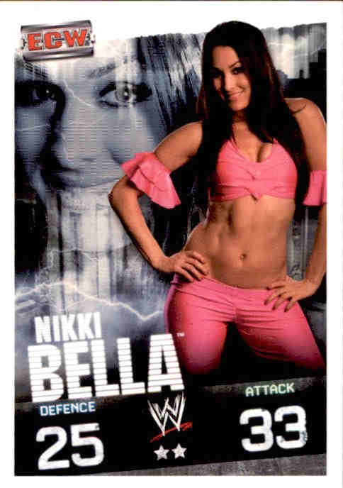 Nikki Bella, RC, 2009 Topps WWE Slam Attax Evolution (NM)