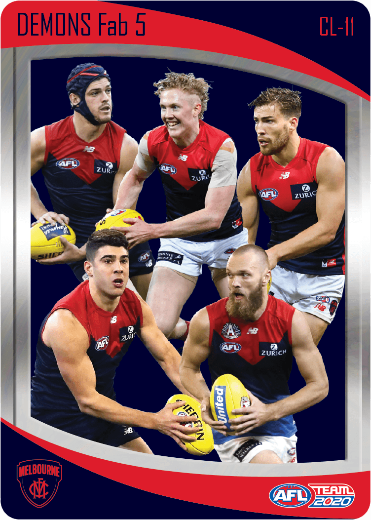 Melbourne Demons, Fab 5 Checklist, 2020 Teamcoach AFL — Ja Ja's ...