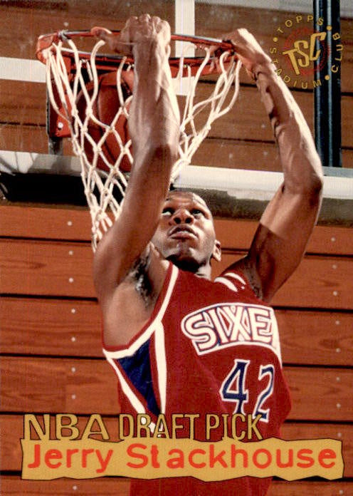 Jerry Stackhouse, RC, 1995-96 Stadium Club Basketball NBA