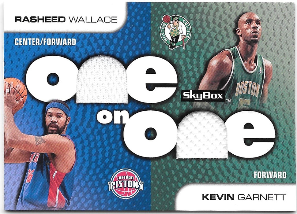 Rasheed Wallace, Kevin Garnett, One on One, 2008-09 Skybox Basketball NBA