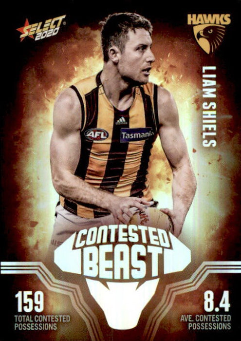 Liam Shiels, Contested Beasts, 2020 Select AFL Footy Stars