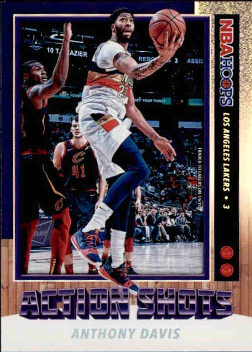 Anthony Davis, Action Shots, 2019-20 Panini Hoops Basketball NBA