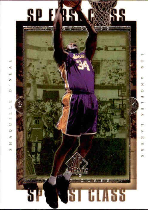 Shaquille O'Neal, SP First Class, 1999-2000 UD SP Authentic Basketball NBA