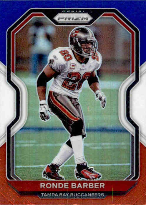 Ronde Barber, Red White Blue Prizm, 2020 Panini Prizm Football NFL