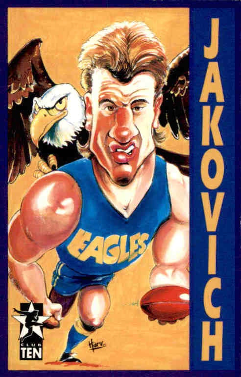 Glen Jakovich, Club 10 Sticker