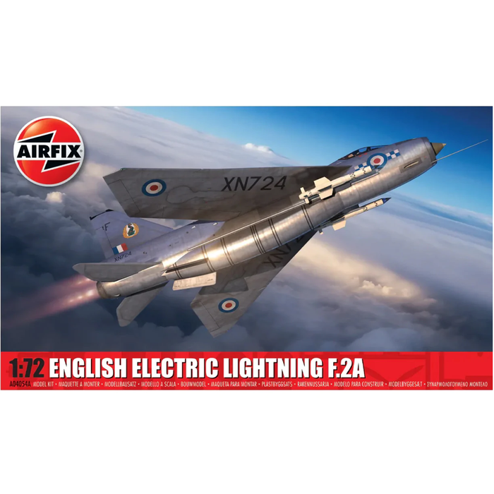 AIRFIX ENGLISH ELECTRIC LIGHTNING F2A, 1:72 SCALE Model Kit