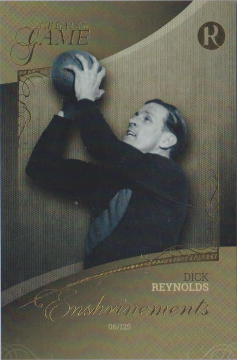 Dick Reynolds, Enshrinements Case Card, 2017 Regal Football Greats of the Game
