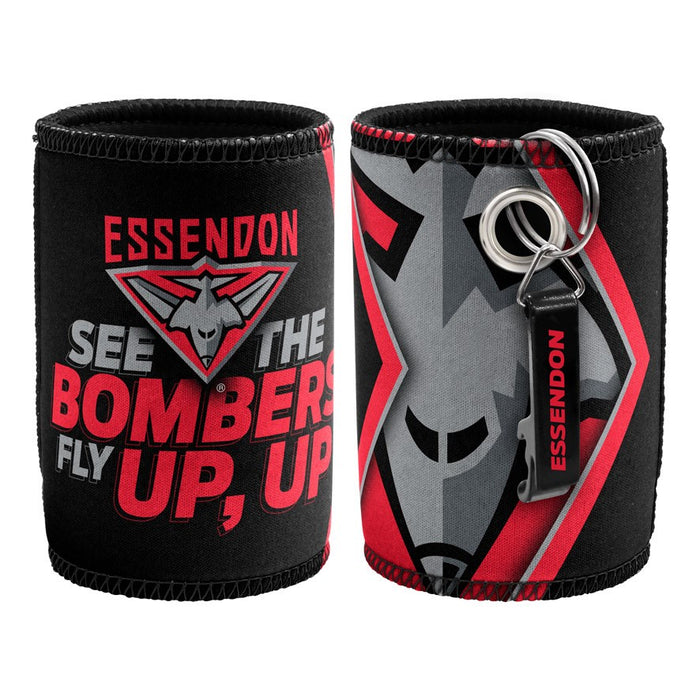 Essendon Bombers AFL Can Cooler with Opener