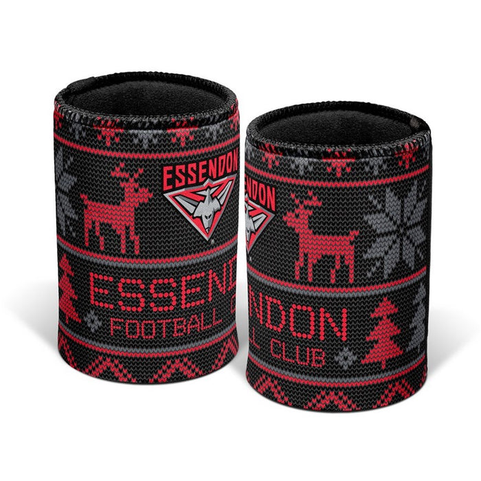 Essendon Bombers Ugly Christmas Can Cooler