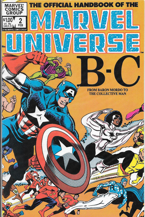 The Official Handbook of the Marvel Universe, #2 Comic