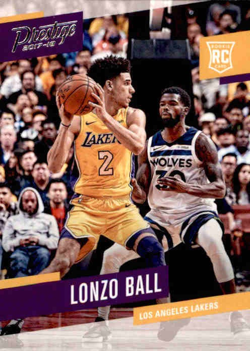 Lonzo Ball, RC, 2017-18 Panini Prestige Basketball NBA