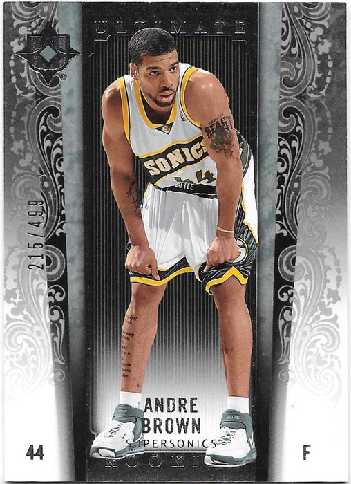 Andre Brown, Ultimate Rookies, 2006-07 UD Ultimate Collection Basketball NBA