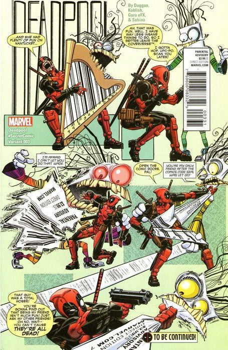 Deadpool #3 Variant Comic