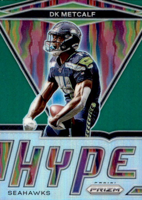 DK Metcalf, Green Hype, 2020 Panini Prizm Football NFL