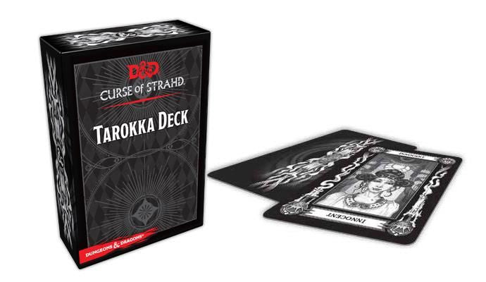 Dungeons & Dragons D&D Curse of Strahd Tarokka Deck (54 Cards)