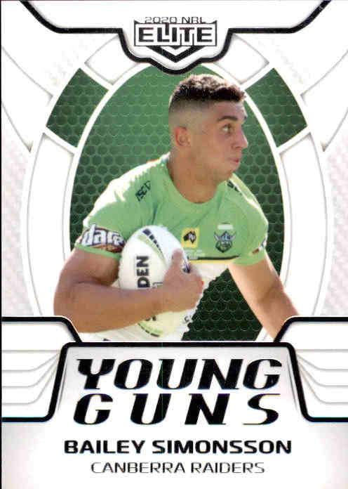 Bailey Simonsson, YG04, Young Guns, 2020 TLA Elite NRL