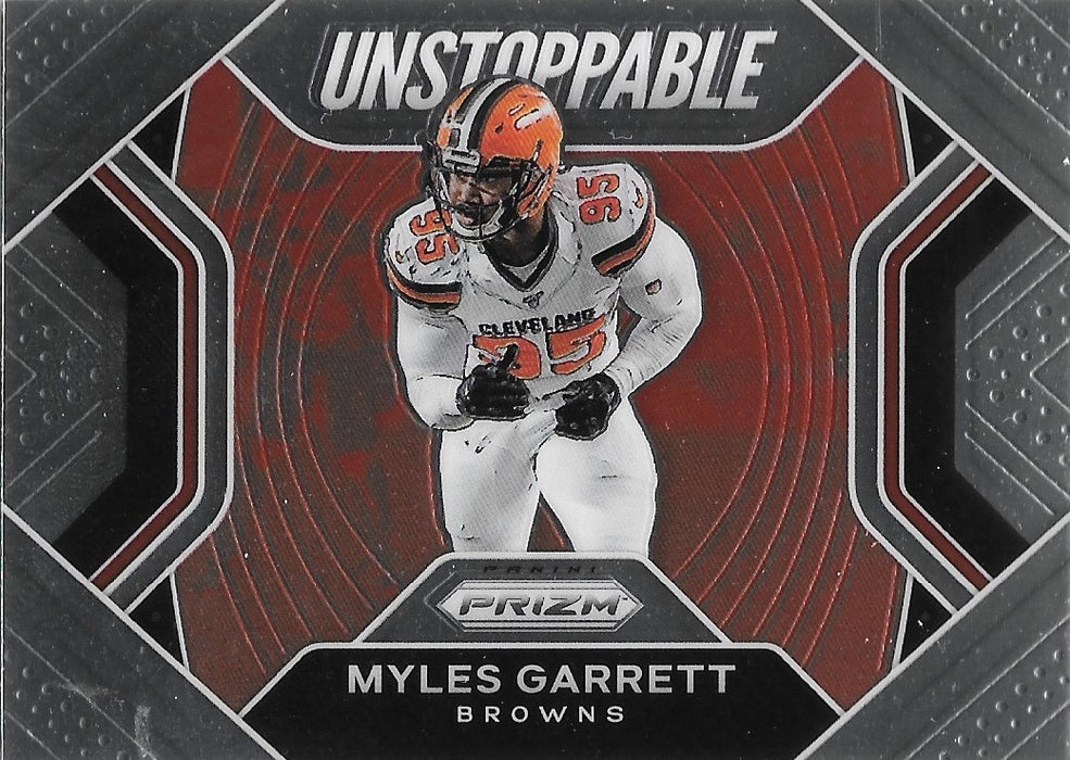 Myles Garrett, Unstoppable, 2020 Panini Prizm Football NFL