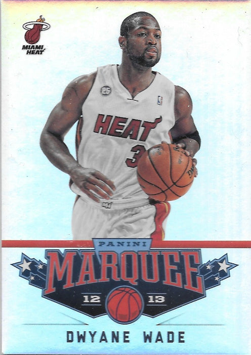 Dwayne Wade, Silver Foil, 2012-13 Marquee Basketball