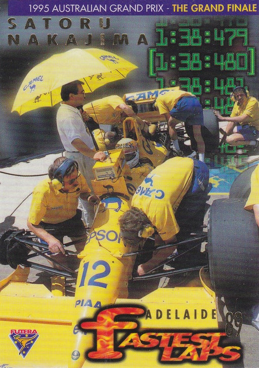 1995 Futera F1 Australian Grand Prix, Fastest Laps, Satoru Nakajima