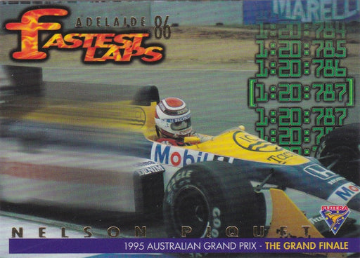 1995 Futera F1 Australian Grand Prix, Fastest Laps, Nelson Piquet