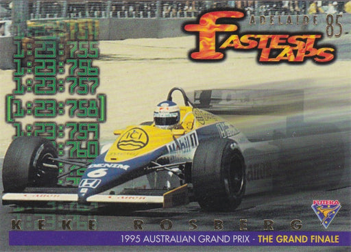 1995 Futera F1 Australian Grand Prix, Fastest Laps, Keke Rosberg