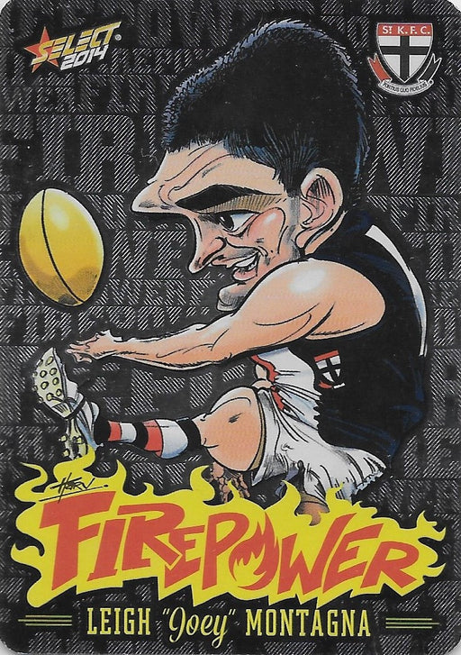 Leigh Montagna, Firepower Caricatures, 2014 Select AFL Champions