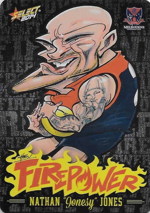Nathan Jones, Firepower Caricatures, 2014 Select AFL Champions