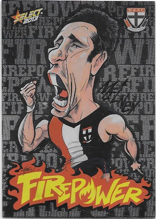 Stephen Milne, Firepower Caricature, 2013 Select AFL Champions